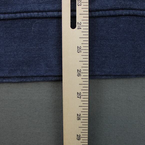 Orvis Quarter Zip Pullover Mens M Blue Cotton Casual - Picture 6 of 6